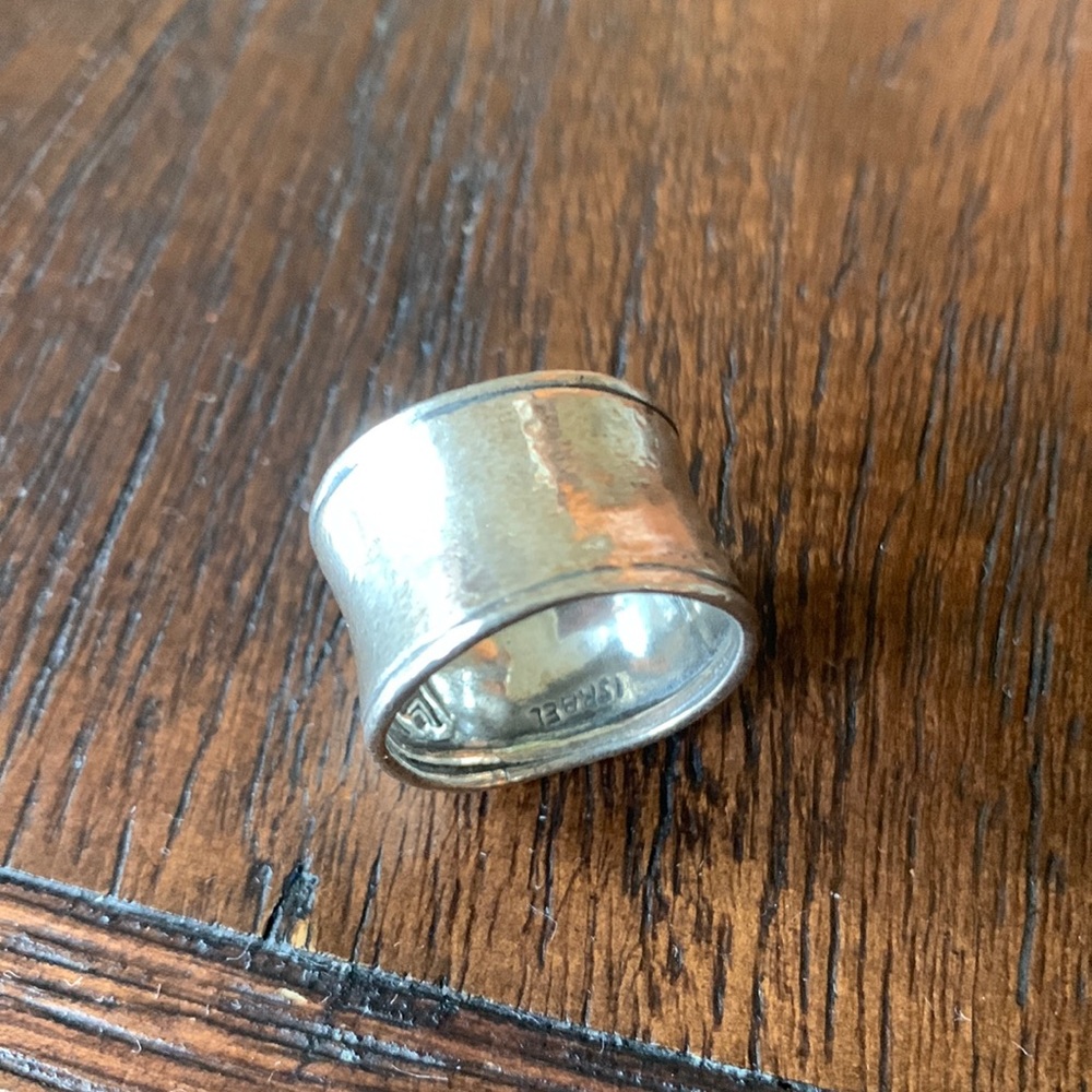 Silpada Hammered Silver Cuff Ring